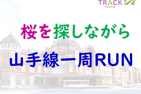 桜を探しながら山手線一周RUN