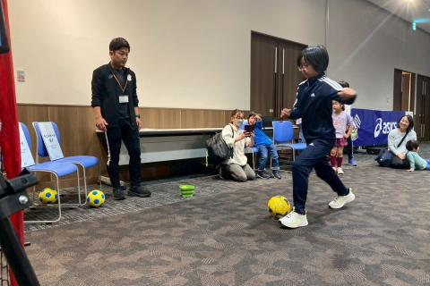 3月20日(金祝) キッズスポーツチャレンジ 「うんどうあそび測定会」＠ イオンホール