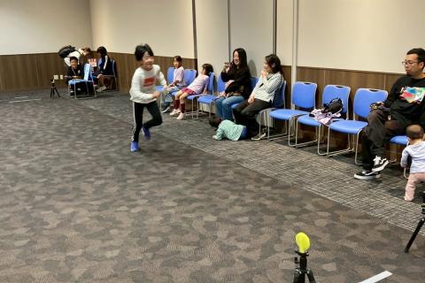 3月20日(金祝) キッズスポーツチャレンジ 「うんどうあそび測定会」＠ イオンホール