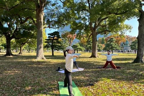 皇居でFLOPILATES&YOGA