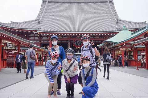 自転車レンタル付き！桜の名所と、相撲の街を巡る「春の浅草・両国散⾛」