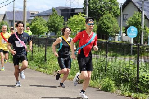 盛岡市市民体育大会・アクアスロン競技