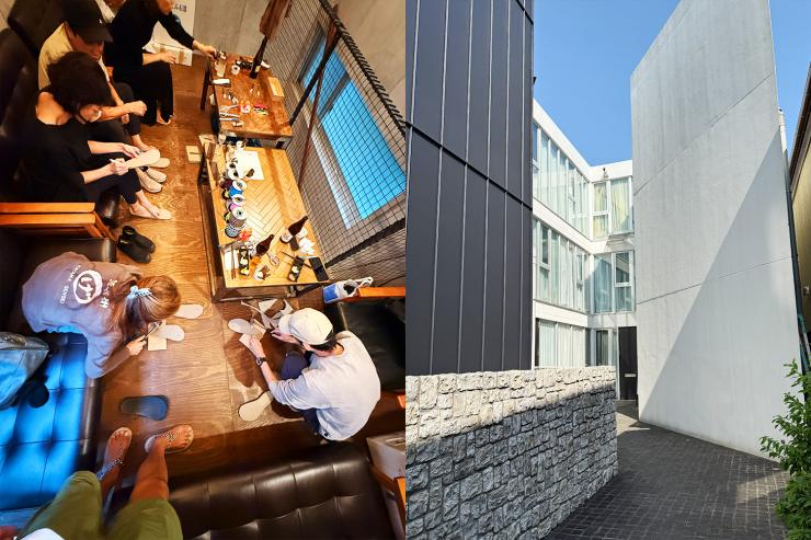 【ワラーチデビュー】日本酒BARで「走れるサンダル」ワークショップ