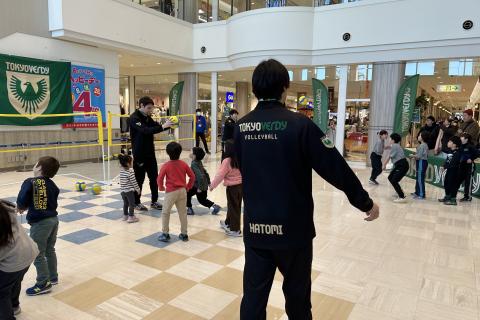 【Xebio×東京ヴェルディ】バレーボール体験会