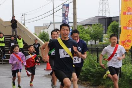 盛岡市市民体育大会・アクアスロン競技