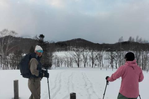 【初心者歓迎】はじめてのスキーハイキング体験 in ニセコ