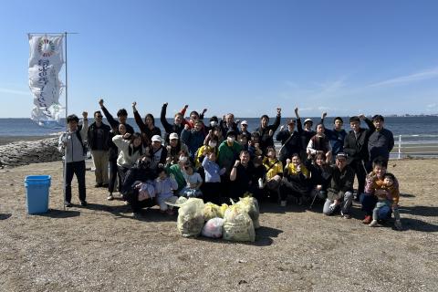 ４／４（土）幕張の浜ビーチクリーン