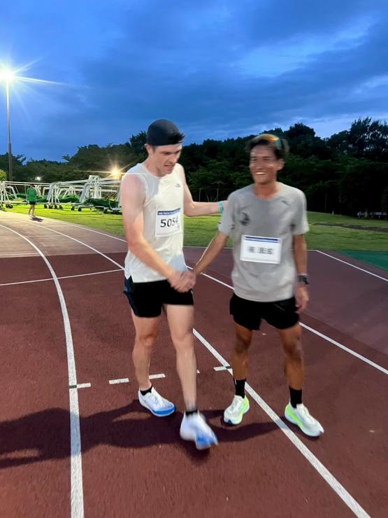 トップアスリートがペースメーカーをしてくれます