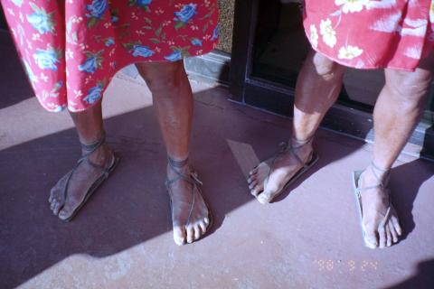 ワラーチ作製と実走会-48