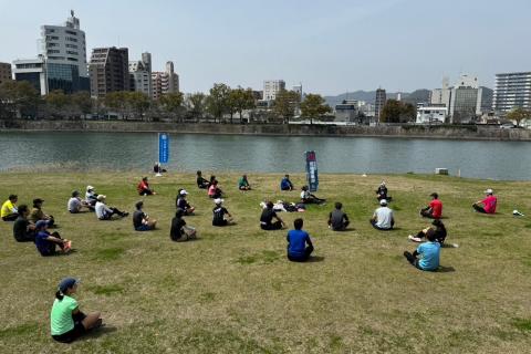 青空ランナーズピラティス&フォーム習得ラン＠皇居