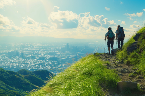 河内飯盛山　歴史山歩　のざき編　5月24日（日）