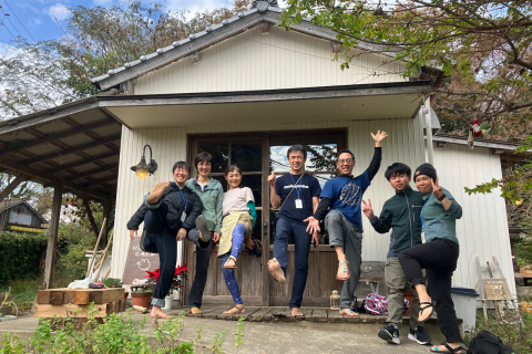 月１回開催！　平尾台で裸足 & ランチ懇親会 in ひつじcafé HIRAODAI