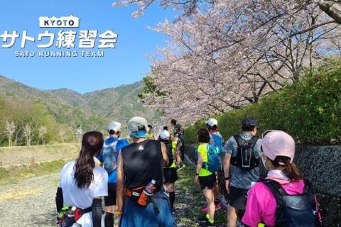 関西随一の桜の名所 篠山城跡お花見ラン 日本100名城 マラニック 黒豆ソフト【サトウ練習会】