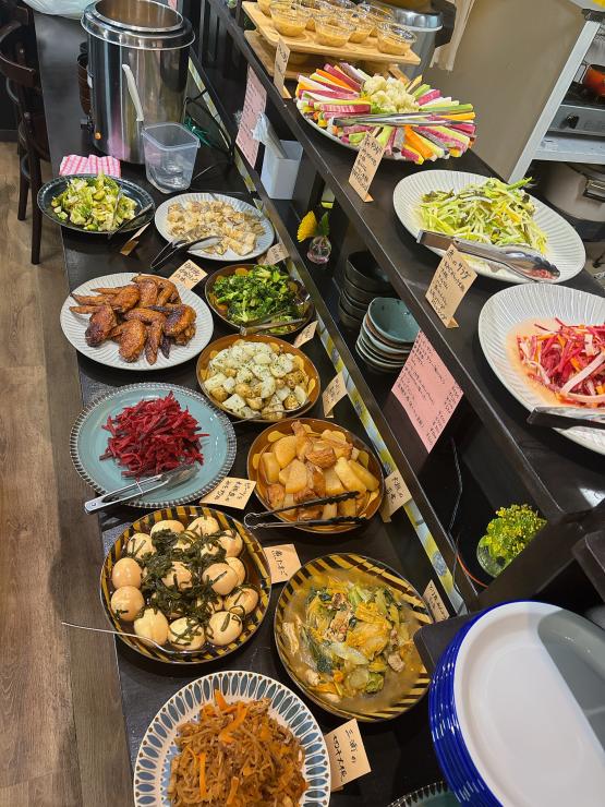 オプションてランチバイキング作ります！