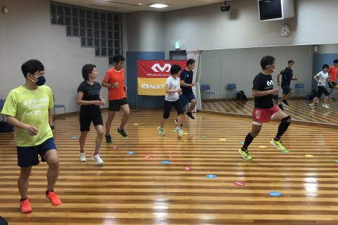 スタジオ内実施：市民ランナーのための「動きづくり運動＆筋トレ」定期練習会