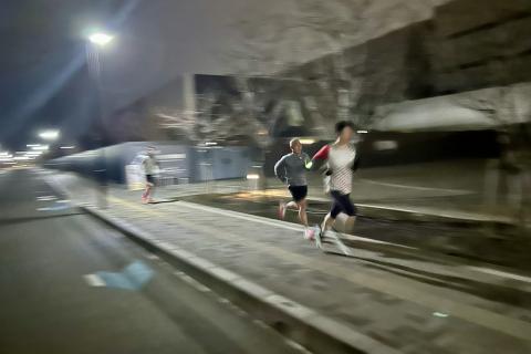 彩のランニング練習会（第68回）インターバル 2km+2km+1km+1km + (400mx2)*