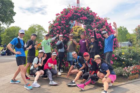 ランステ®公認：きゃんべるのEnjoy街ラン 「花とアートと天王洲ラン」15キロ ＊キロ7超