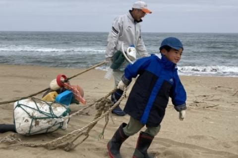 第10回 加賀海岸シーサイドトレイルラン 〜 片野海岸ビーチクリーニング