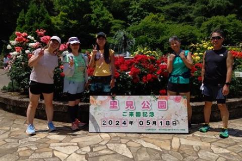 みわっちと千葉で街ラン！5月「市川でバラとパンと鯉のぼりピクニックラン」15キロ（キロ7分ペース）