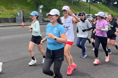 【4/26皇居】春の外ヨガと皇居グループラン！～心も体もハッピーに♪～