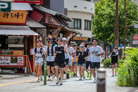 GARMIN × échelle お絵かきラン