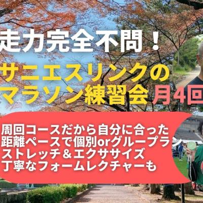 初心者も安心、通える学べるマラソン練習会 仙台榴ヶ岡公園 ほぐしコツ+ジョグorペース走
