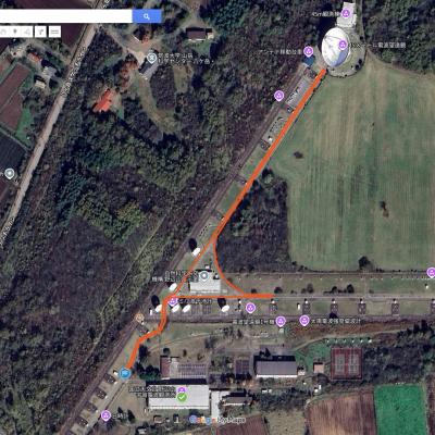 天文台周辺1kmコース