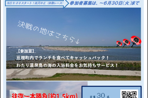 第２回 鳥の海ビーチ往復最速王決定戦