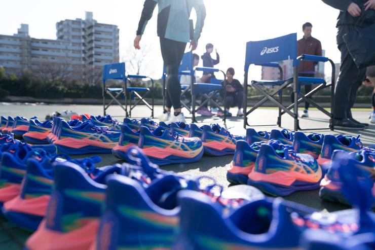 シューズ試し履き