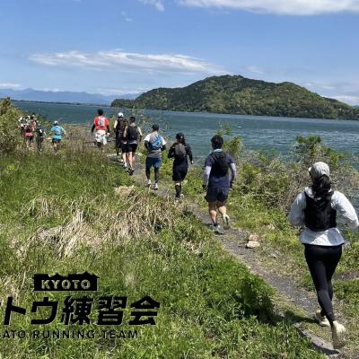 びわ湖に浮かぶ「神の棲む島」竹生島 初夏の遠足ラン びわ湖クルーズ 42㌔ 55㌔【サトウ練習会】