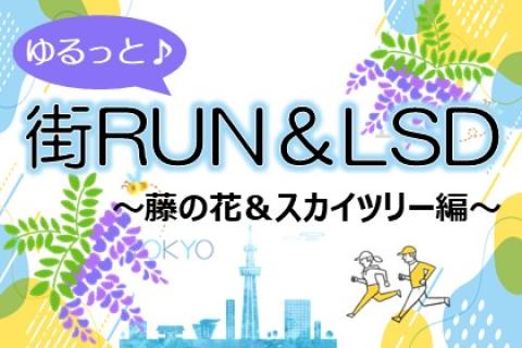ゆるっと街RUN＆LSD～藤の花＆スカイツリー編～