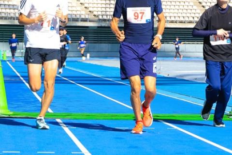 ５月はクラサスドームで開催　長距離タイムトライアルＩＮクラサスドーム大分５月