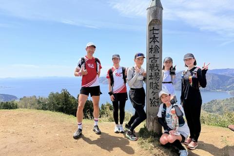 滋賀・余呉湖一周トレイルラン14km