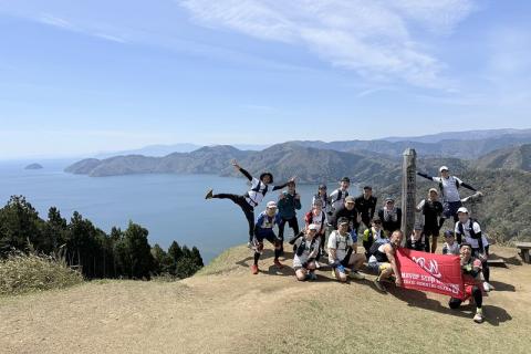 滋賀・余呉湖一周トレイルラン14km