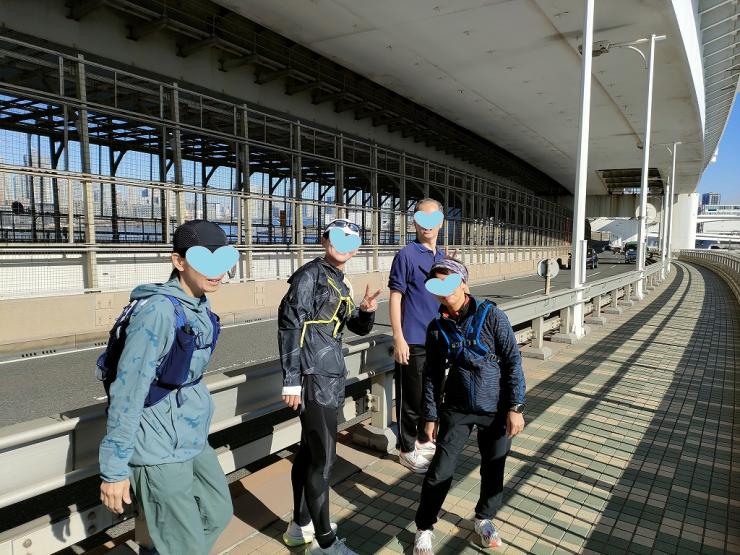 2024年12月のレインボーブリッジランです