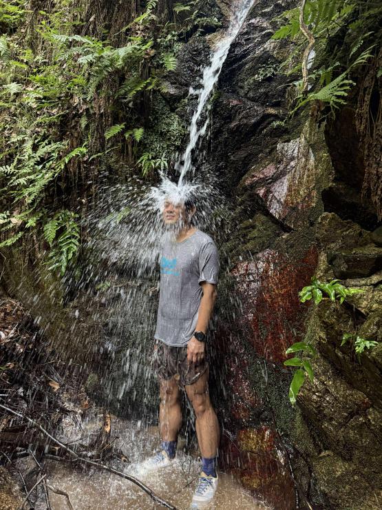 時には滝に打たれる日も⁈