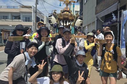 LUNAウォーク☆御神輿の浜降り（海入り）を見にいこう！！