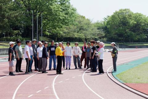 【成瀬先生と歩こう】トラックでの講義