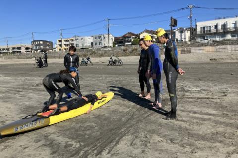 佐藤文机子さんのライフセービング体験セミナー