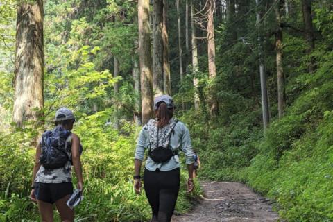 かき氷の朝高尾ラン！