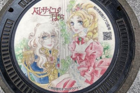 柏のベルばらマンホール蓋ウオーク　７ｋｍ　団体歩行