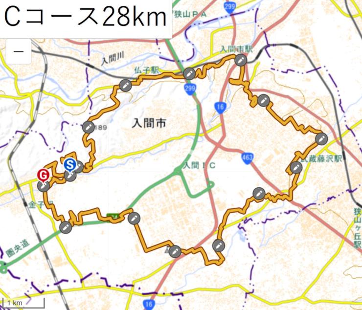 Cコース28km