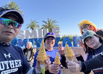 マンゴーソフトで乾杯