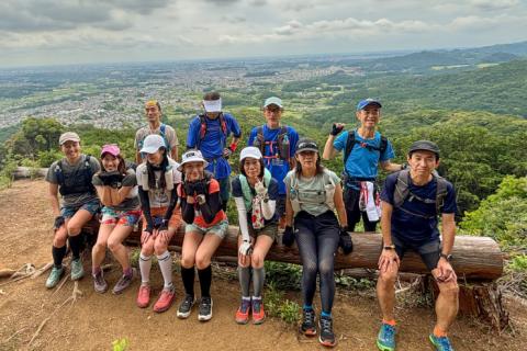 REDコーチの「トレラン初心者コース＠関八州見晴台」ゆるトレイル 6月