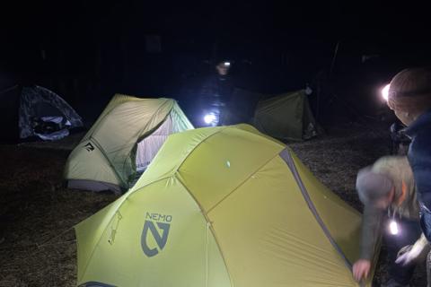 朝の山泊ギア相談会 〜テント・マット選び@STRIDE LAB 天神