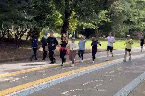 ５月土曜朝RUN@駒沢公園