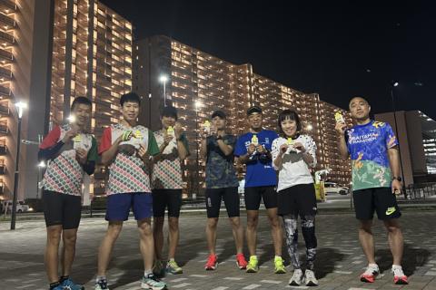 彩のランニング練習会（第70回）インターバル 2km+2km+1km+1km + (400mx2)*