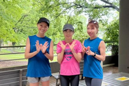 300m鬼レン練 withrun 吉田香織　SUI  福島和可菜