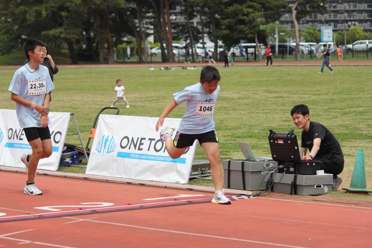 100mタイムトライアル