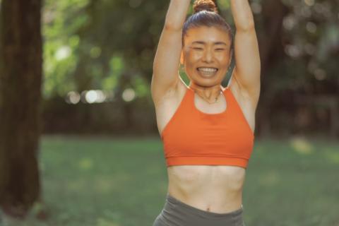 怪我の予防に！走る前の動的ストレッチ